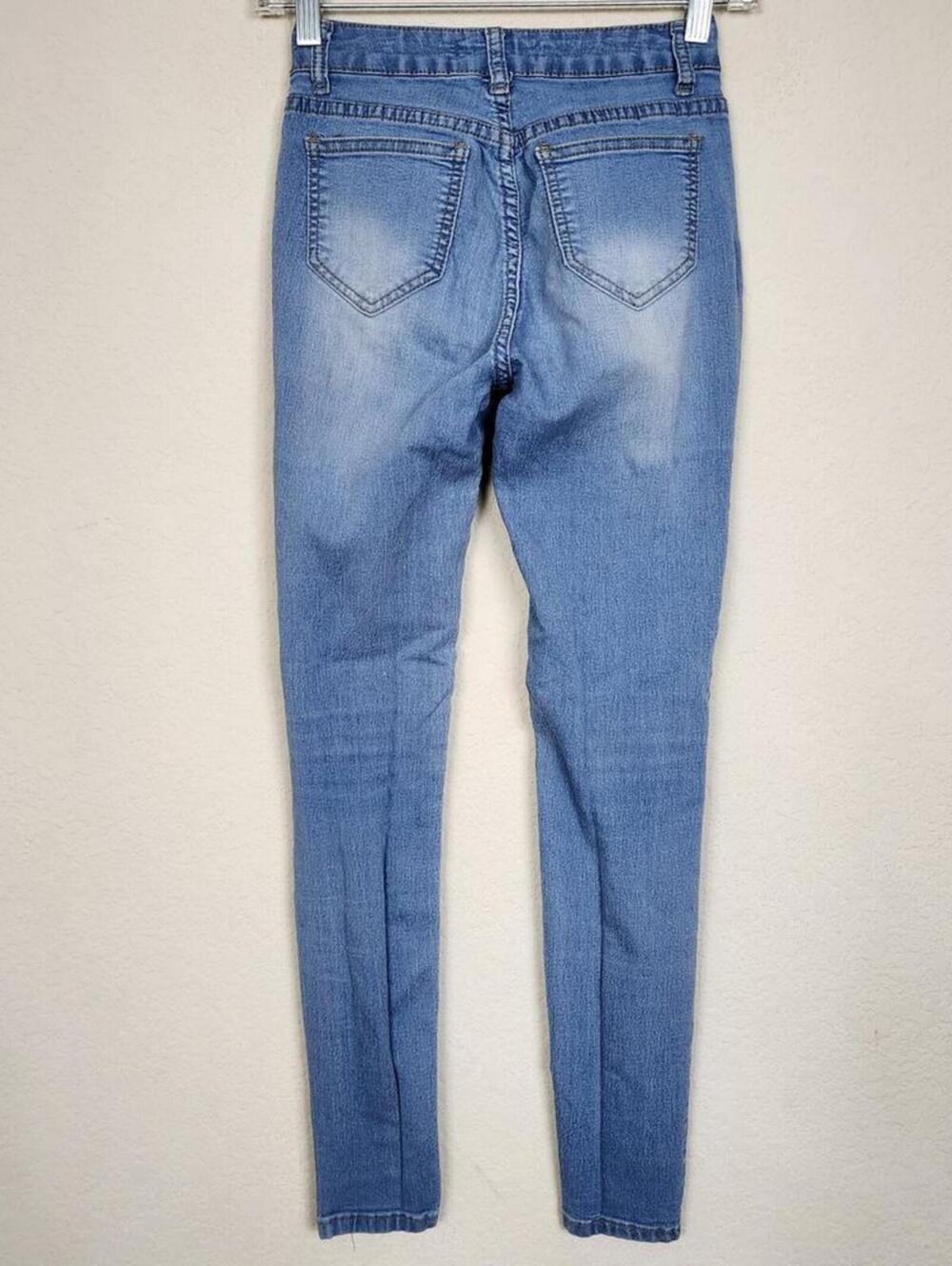 Encore Acid Wash Size 0 Skinny Jeans - Picture 2 of 5